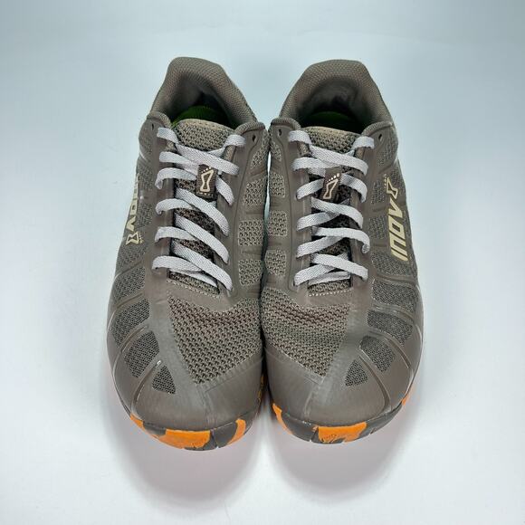 Inov 8 F Lite 235 V3 Gray Orange Cross Training Shoes Lace Up Men's Size 11.5 - Picture 3 of 11